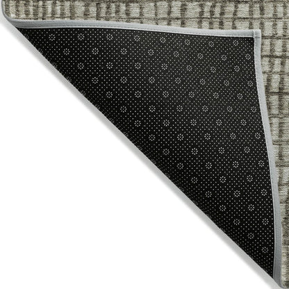 Machine Washable Indoor/Outdoor Chantille Taupe 10' x 14' Rug