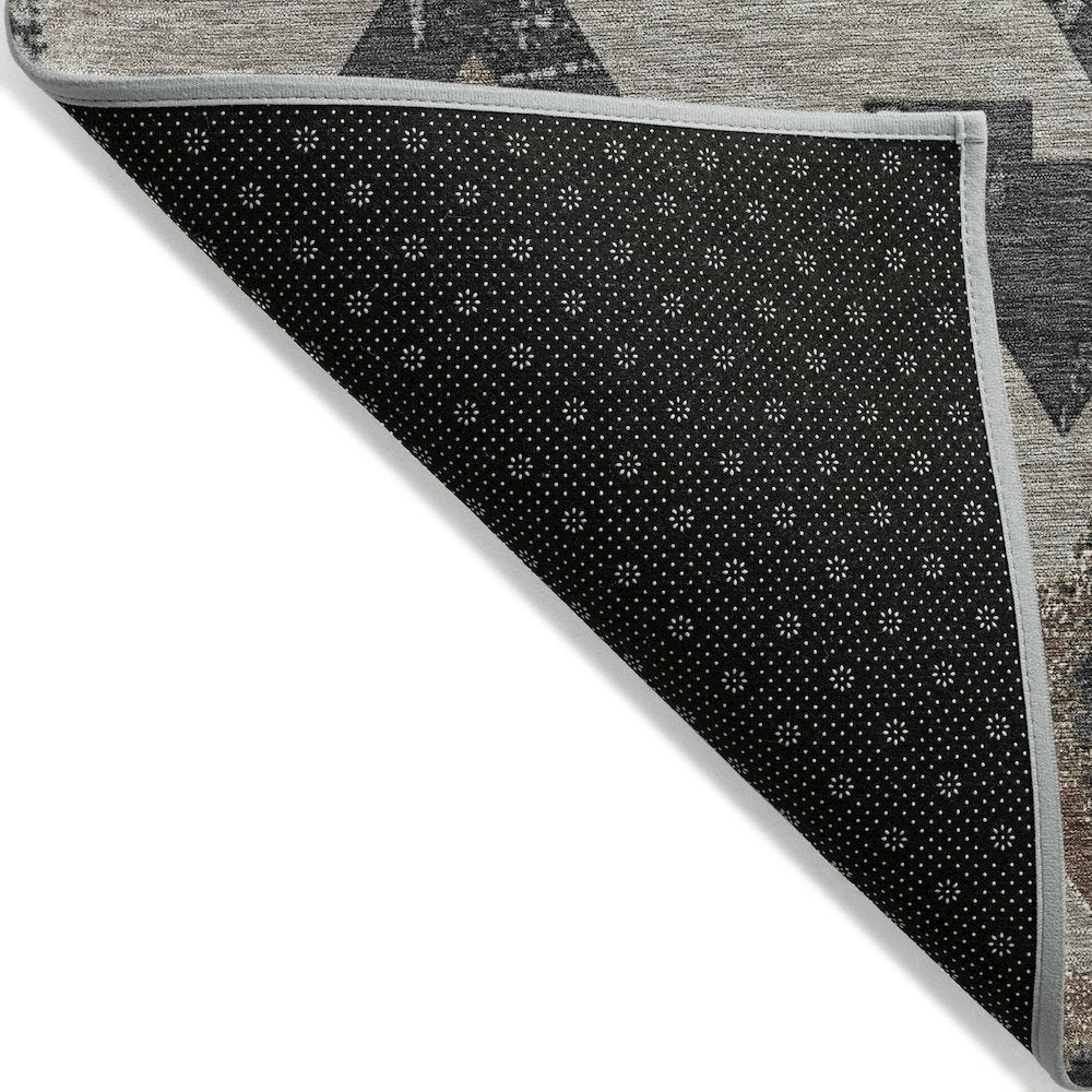 Machine Washable Indoor/Outdoor Chantille Taupe 10' x 14' Rug