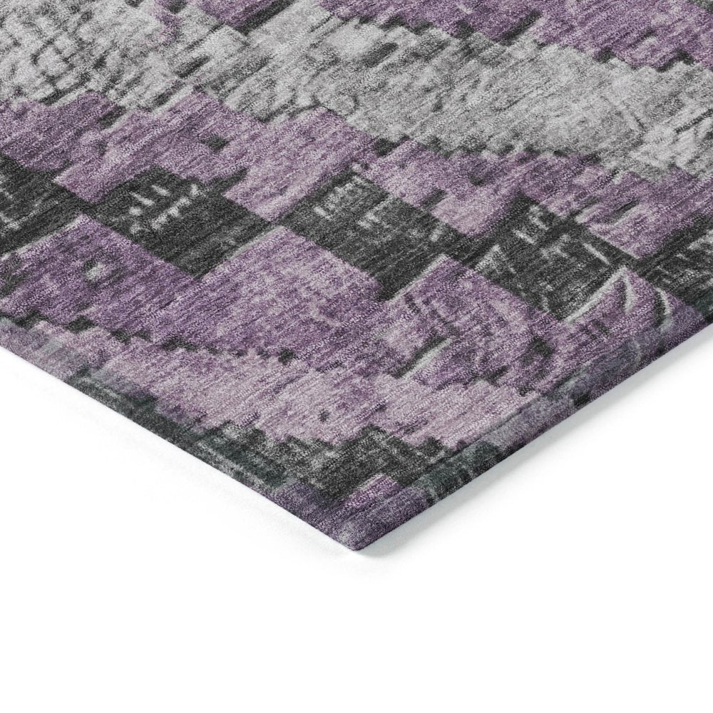 Machine Washable Indoor/Outdoor Chantille Lavender 10' x 14' Rug