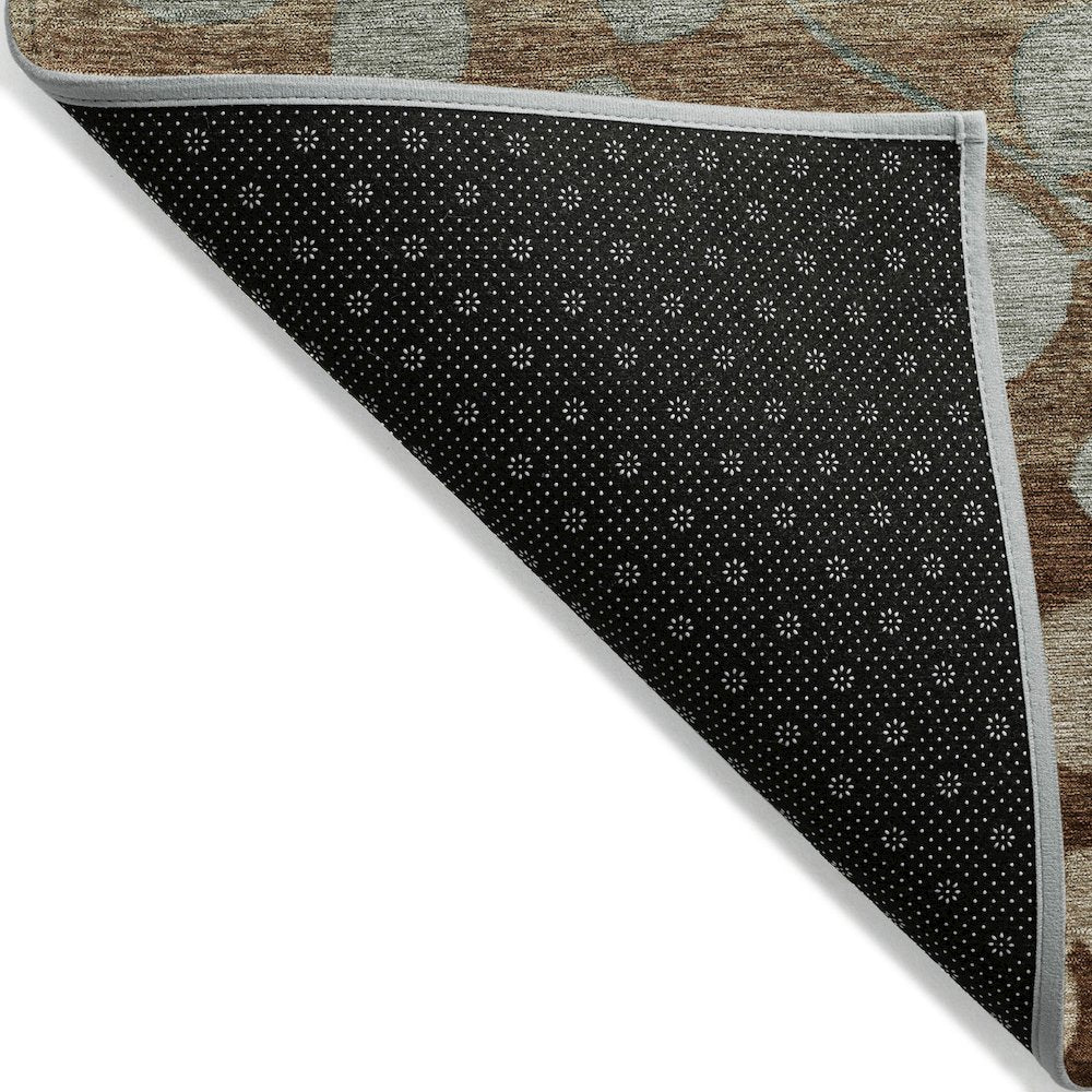 Machine Washable Indoor/Outdoor Chantille Mocha 10' x 14' Rug