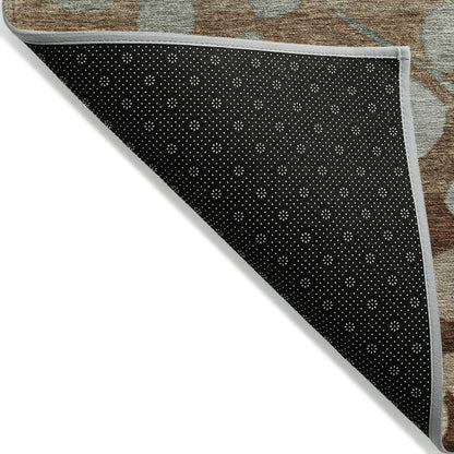 Machine Washable Indoor/Outdoor Chantille Mocha 10' x 14' Rug