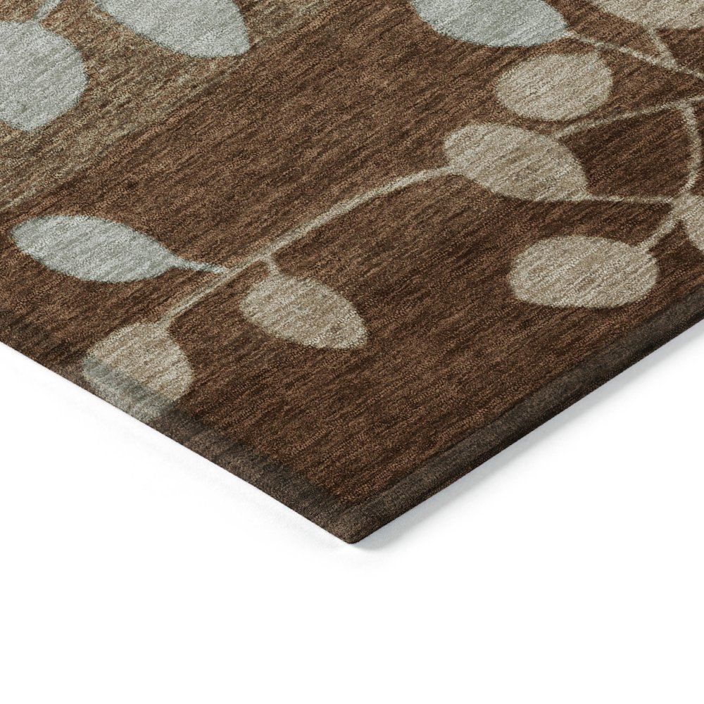 Machine Washable Indoor/Outdoor Chantille Mocha 10' x 14' Rug