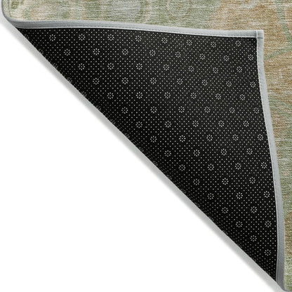 Machine Washable Indoor/Outdoor Chantille Aloe 10' x 14' Rug
