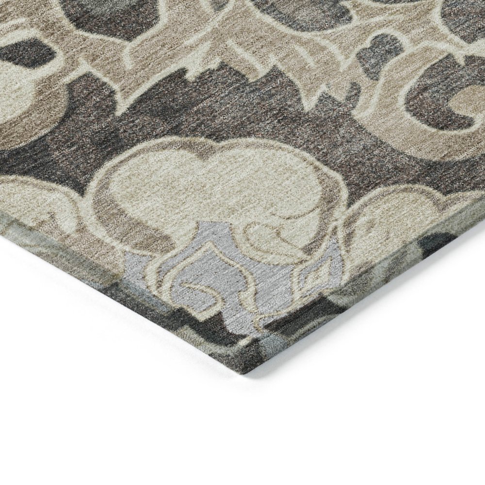 Machine Washable Indoor/Outdoor Chantille Chocolate 10' x 14' Rug