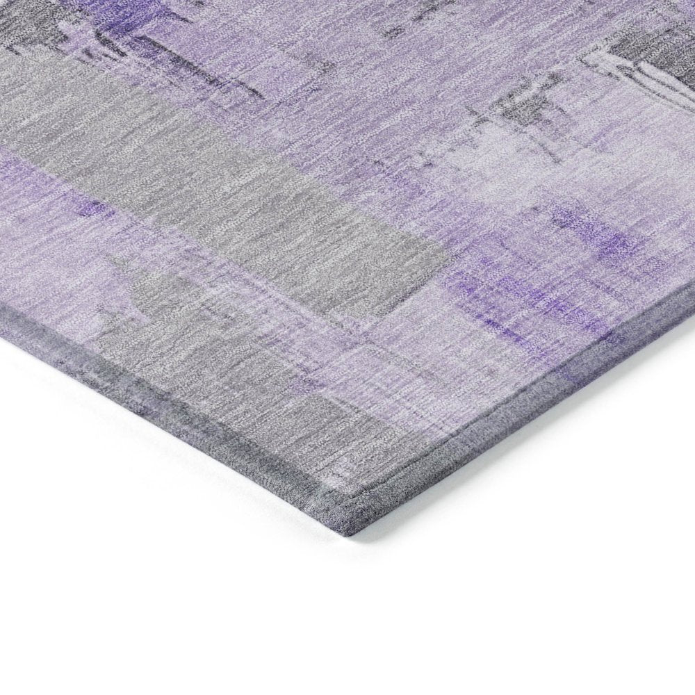 Machine Washable Indoor/Outdoor Chantille Lavender 10' x 14' Rug