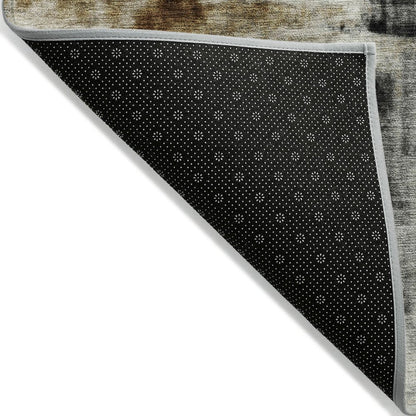 Machine Washable Indoor/Outdoor Chantille Taupe 10' x 14' Rug
