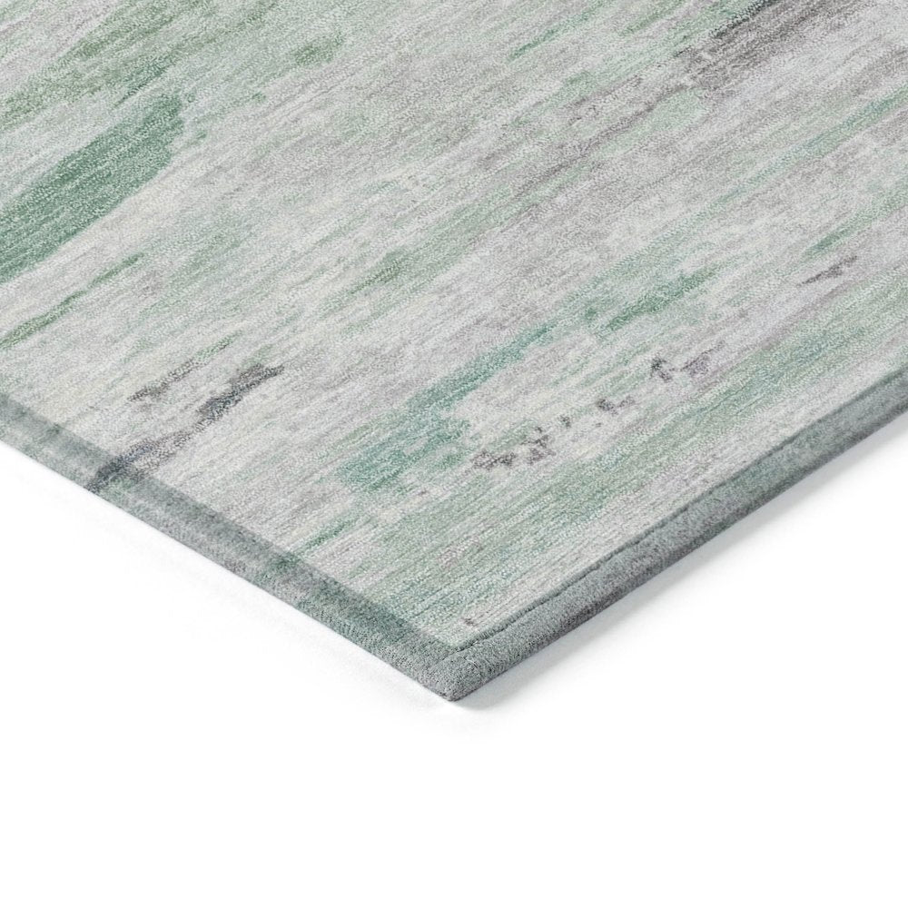 Machine Washable Indoor/Outdoor Chantille Aloe 10' x 14' Rug