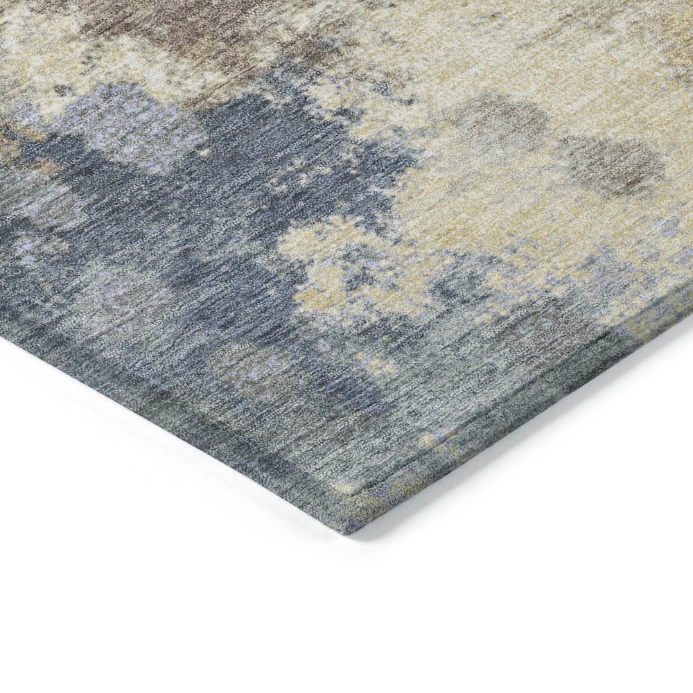 Machine Washable Indoor/Outdoor Chantille Gold 10' x 14' Rug