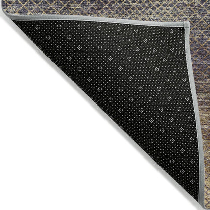 Machine Washable Indoor/Outdoor Chantille Eggplant 10' x 14' Rug