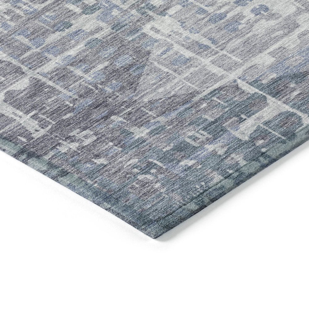 Machine Washable Indoor/Outdoor Chantille ACN2026 Blue 10' x 14' Rug
