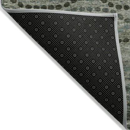 Machine Washable Indoor/Outdoor Chantille ACN2031 Aloe 10' x 14' Rug