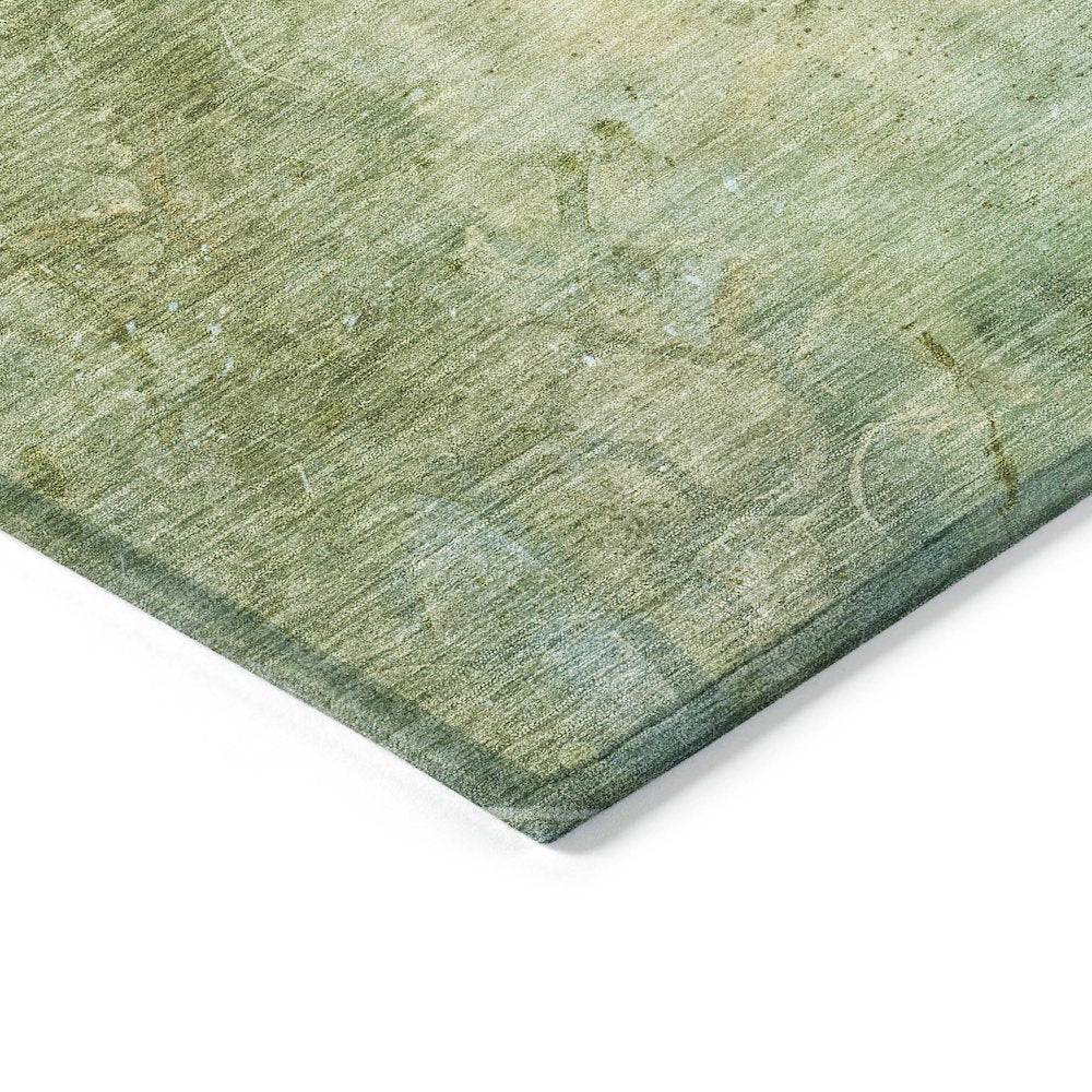 Machine Washable Indoor/Outdoor Chantille ACN2032 Sage 10' x 14' Rug