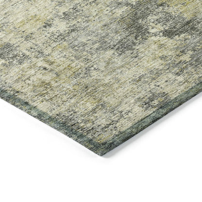 Machine Washable Indoor/Outdoor Chantille ACN2061 Pewter 10' x 14' Rug
