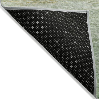 Machine Washable Indoor/Outdoor Chantille ACN2084 Green 10' x 14' Rug