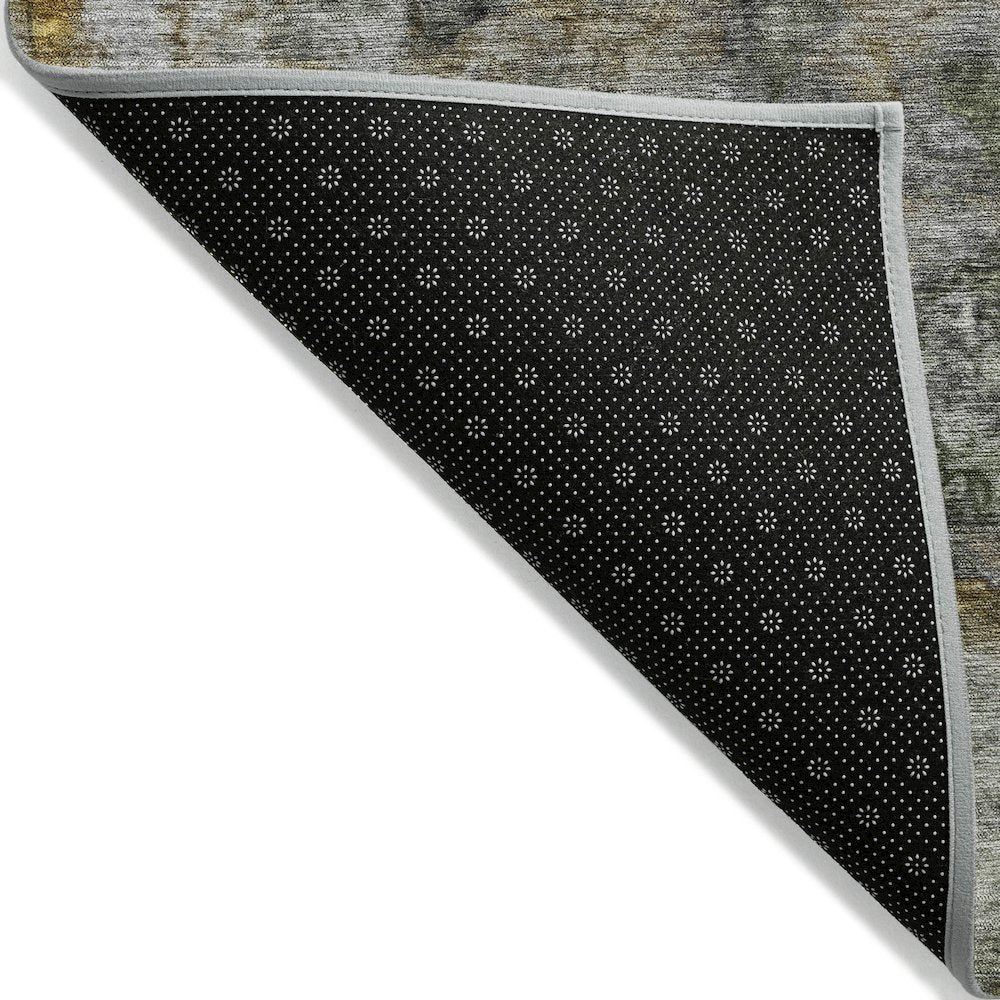 Machine Washable Indoor/Outdoor Chantille ACN2100 Olive 10' x 14' Rug
