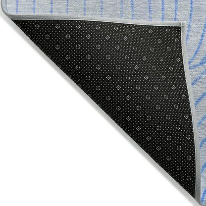 Machine Washable Indoor/Outdoor Chantille ACN2107 Blue 10' x 14' Rug