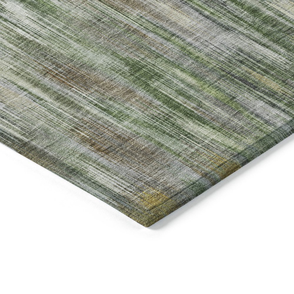 Machine Washable Indoor/Outdoor Chantille ACN2129 Brown 10' x 14' Rug