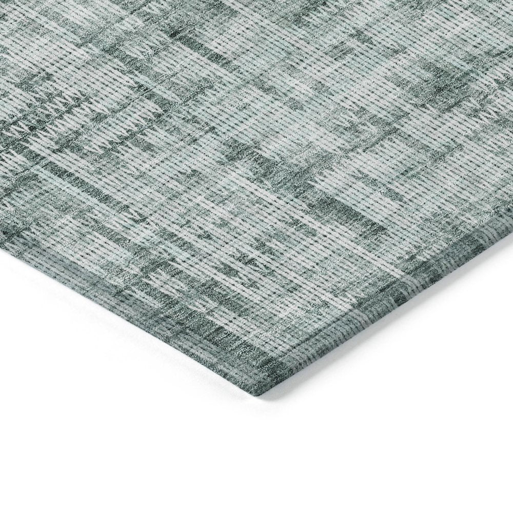 Machine Washable Indoor/Outdoor Chantille ACN2130 Teal 10' x 14' Rug