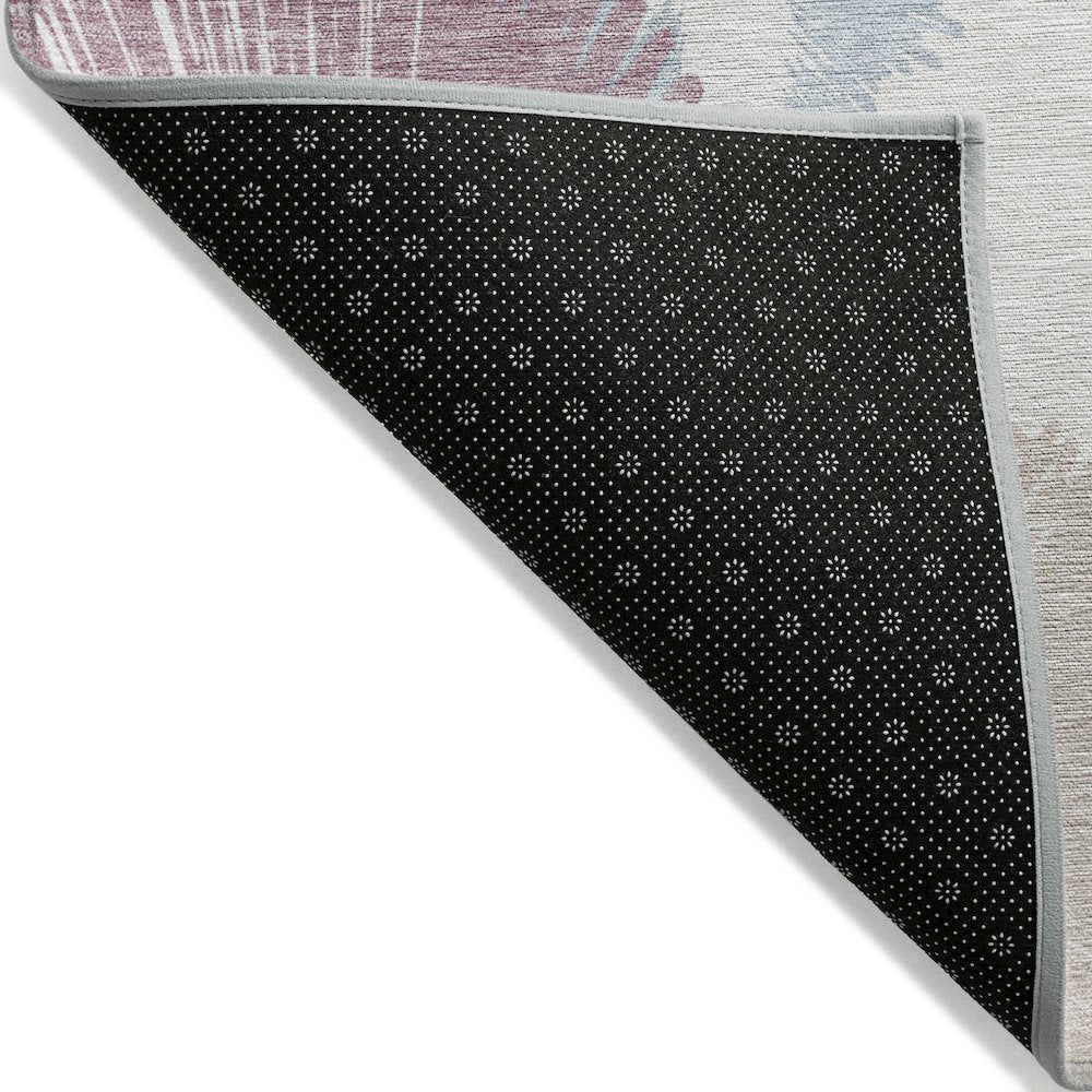 Machine Washable Indoor/Outdoor Chantille ACN2132 Blush 10' x 14' Rug