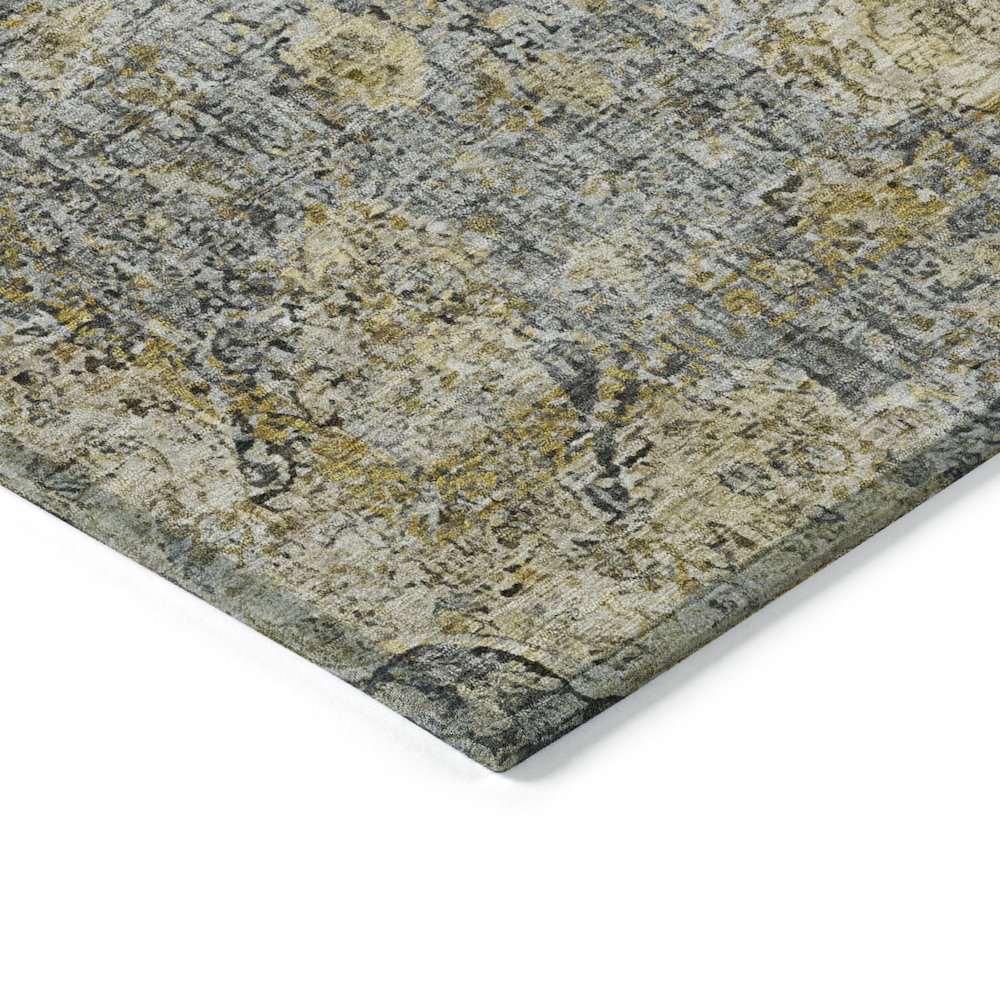 Machine Washable Indoor/Outdoor Chantille ACN2136 Pewter 10' x 14' Rug