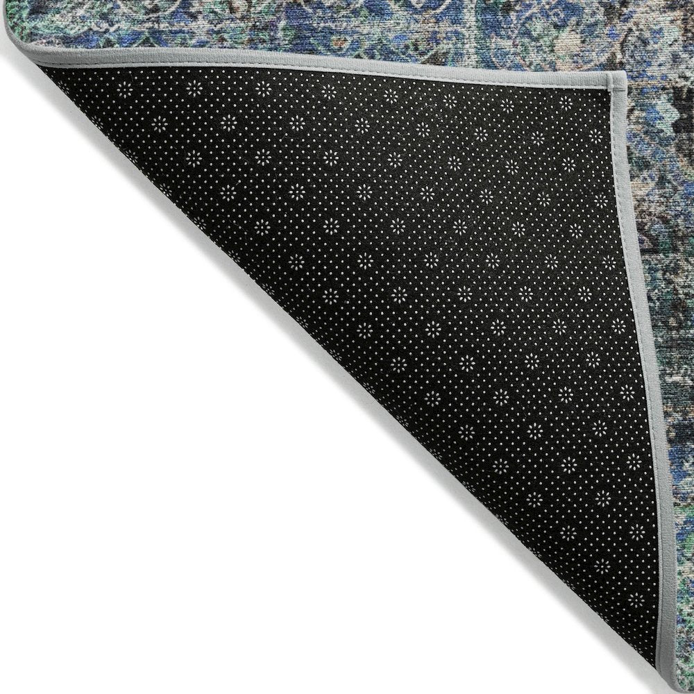 Machine Washable Indoor/Outdoor Chantille ACN2139 Green 10' x 14' Rug