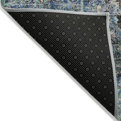 Machine Washable Indoor/Outdoor Chantille ACN2139 Green 10' x 14' Rug
