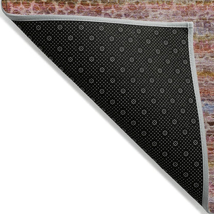 Machine Washable Indoor/Outdoor Chantille ACN2155 Pink 10' x 14' Rug