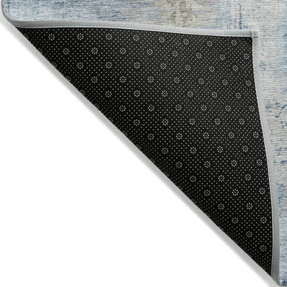 Machine Washable Indoor/Outdoor Chantille ACN2171 Blue 10' x 14' Rug