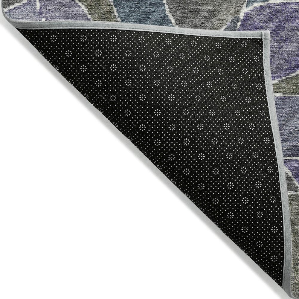 Machine Washable Indoor/Outdoor Chantille ACN2208 Purple 10' x 14' Rug