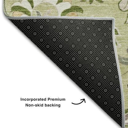 Premium Machine Washable Mayfield AMF1006 Aloe 10' x 14' Rug