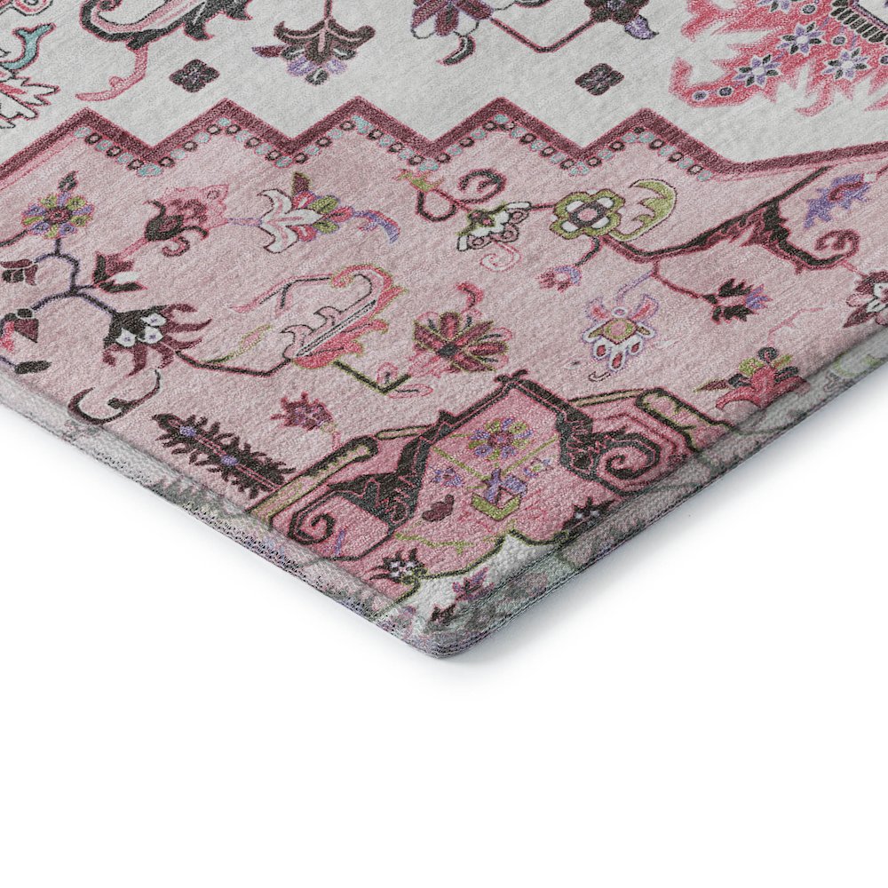 Premium Machine Washable Mayfield AMF1036 Pink 10' x 14' Rug