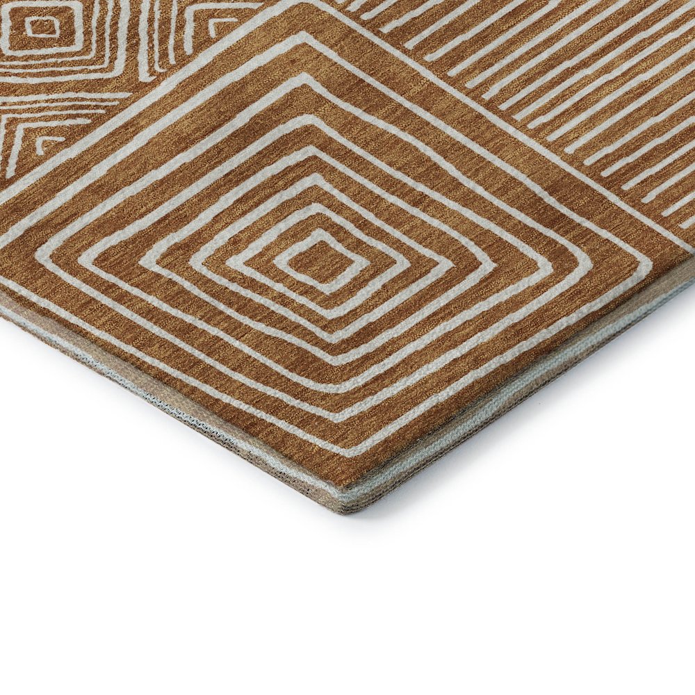 Premium Machine Washable Mayfield AMF1044 Paprika 10' x 14' Rug