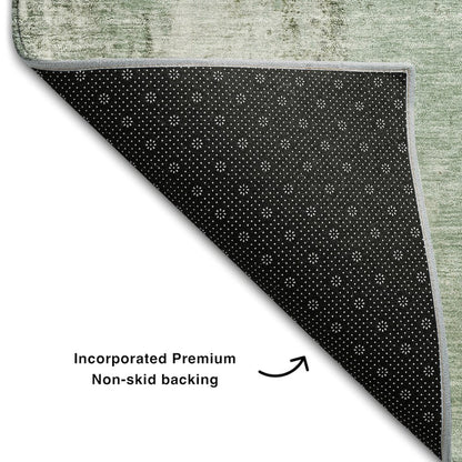 Premium Machine Washable Mayfield AMF1076 Mint 10' x 14' Rug