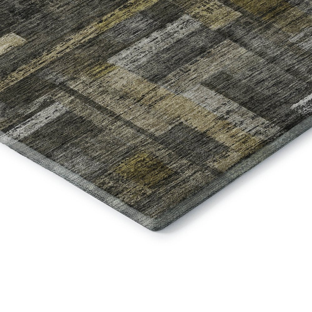 Premium Machine Washable Mayfield AMF1090 Charcoal 10' x 14' Rug