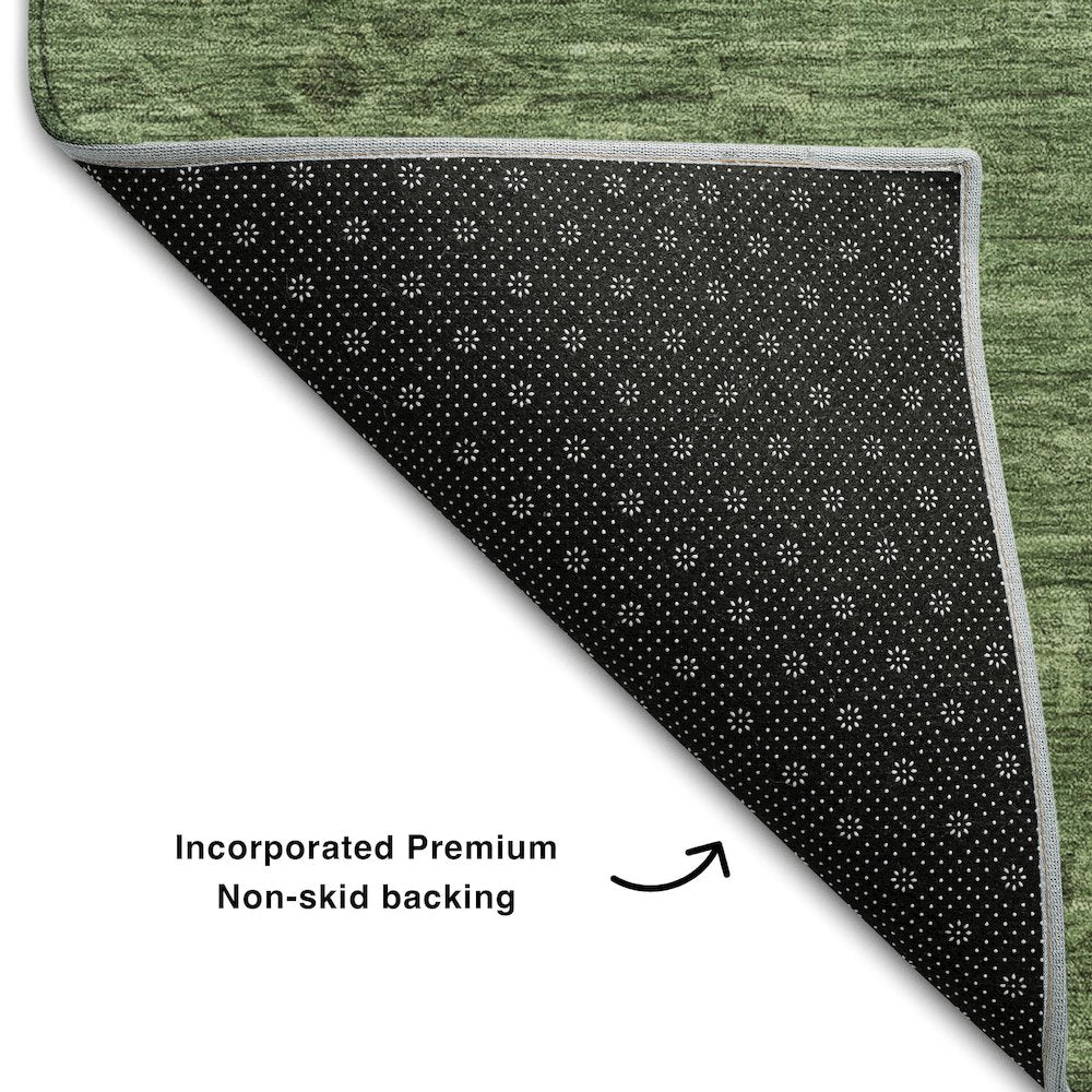 Premium Machine Washable Mayfield AMF1111 Fern 10' x 14' Rug