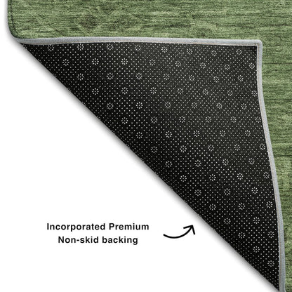 Premium Machine Washable Mayfield AMF1111 Fern 10' x 14' Rug