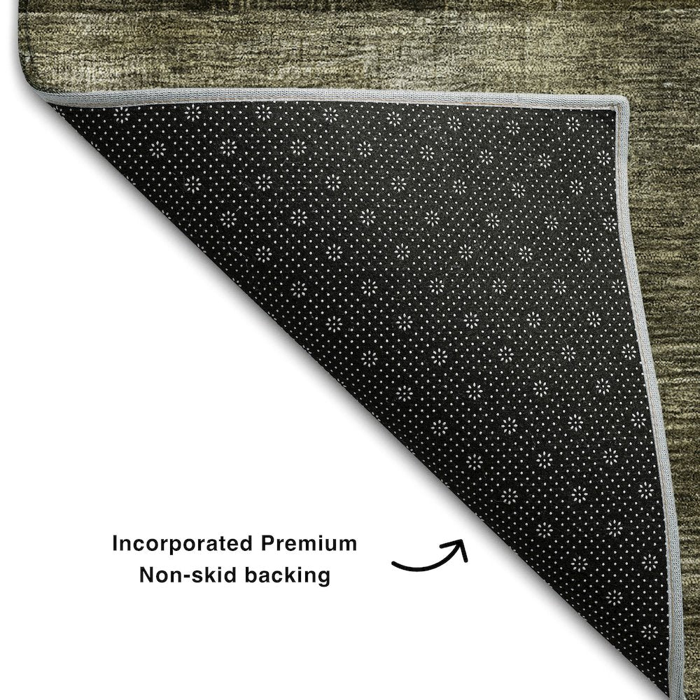 Premium Machine Washable Mayfield AMF1114 Taupe 10' x 14' Rug
