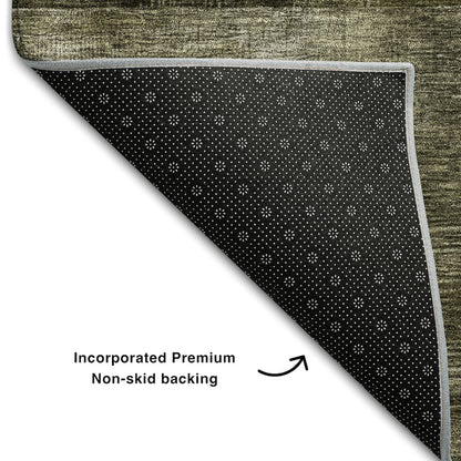 Premium Machine Washable Mayfield AMF1114 Taupe 10' x 14' Rug