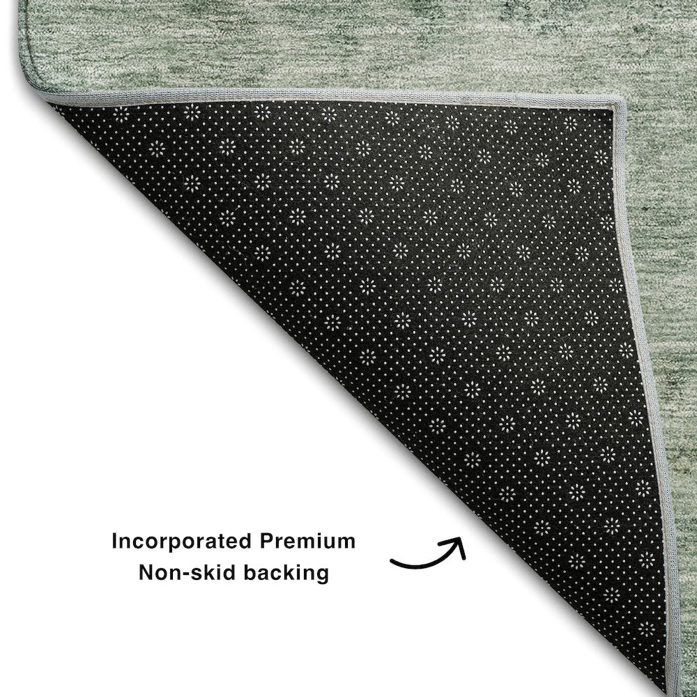 Premium Machine Washable Mayfield AMF1157 Seafoam 10' x 14' Rug