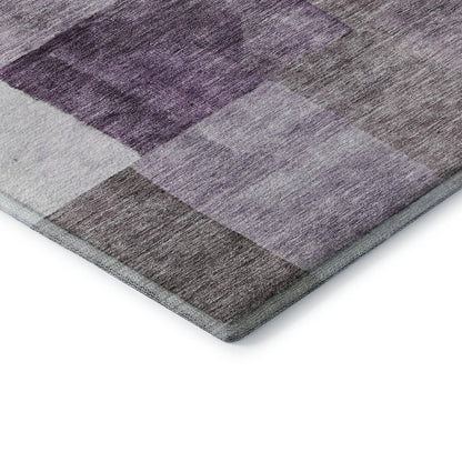 Premium Machine Washable Mayfield AMF1190 Eggplant 10' x 14' Rug