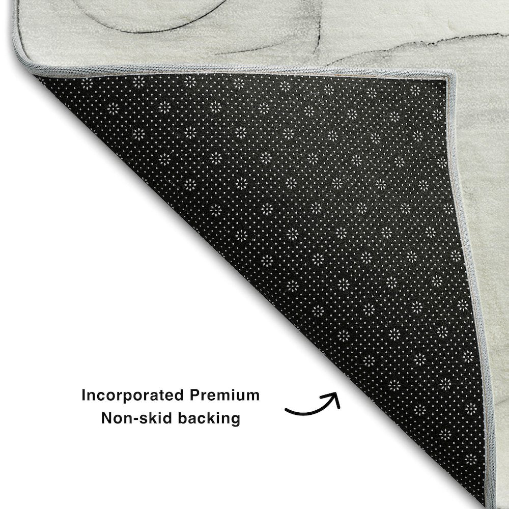 Premium Machine Washable Mayfield  Gray 10' x 14' Rug
