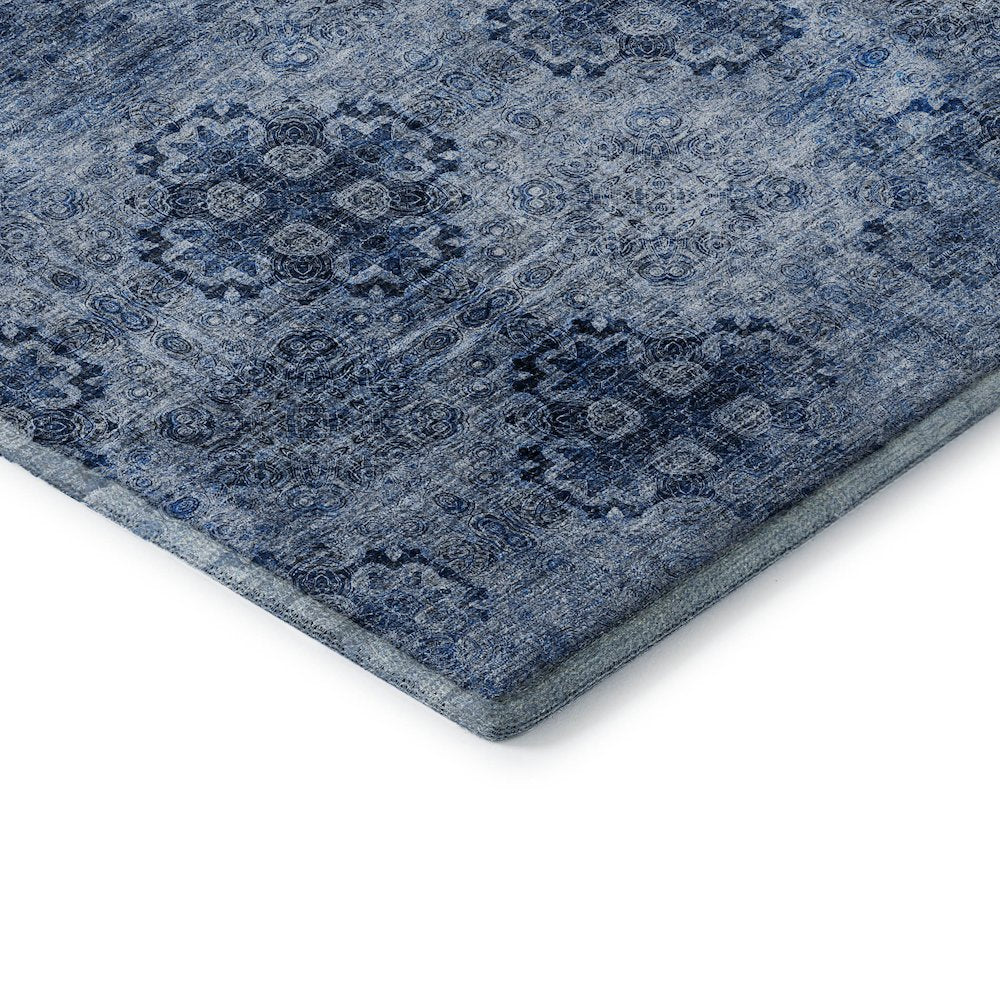 Premium Machine Washable Mayfield  Navy 10' x 14' Rug