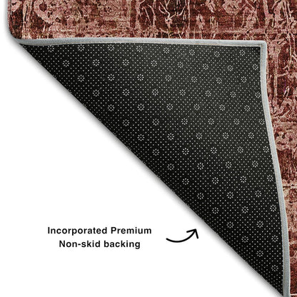 Premium Machine Washable Mayfield  Merlot 10' x 14' Rug