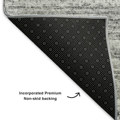 Premium Machine Washable Mayfield  Gray 10' x 14' Rug