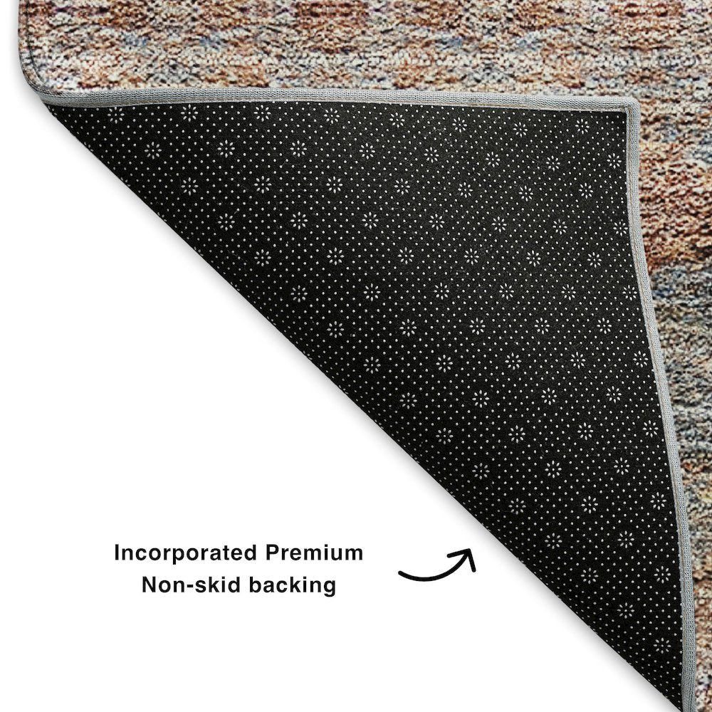 Premium Machine Washable Mayfield  Paprika 10' x 14' Rug