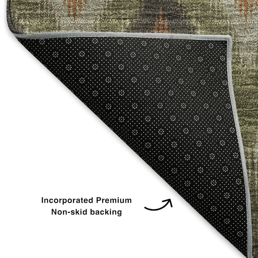 Premium Machine Washable Mayfield  Taupe 10' x 14' Rug