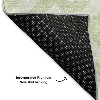 Premium Machine Washable Mayfield  Mint 10' x 14' Rug