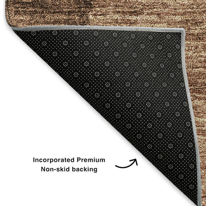 Premium Machine Washable Mayfield  Brown 10' x 14' Rug