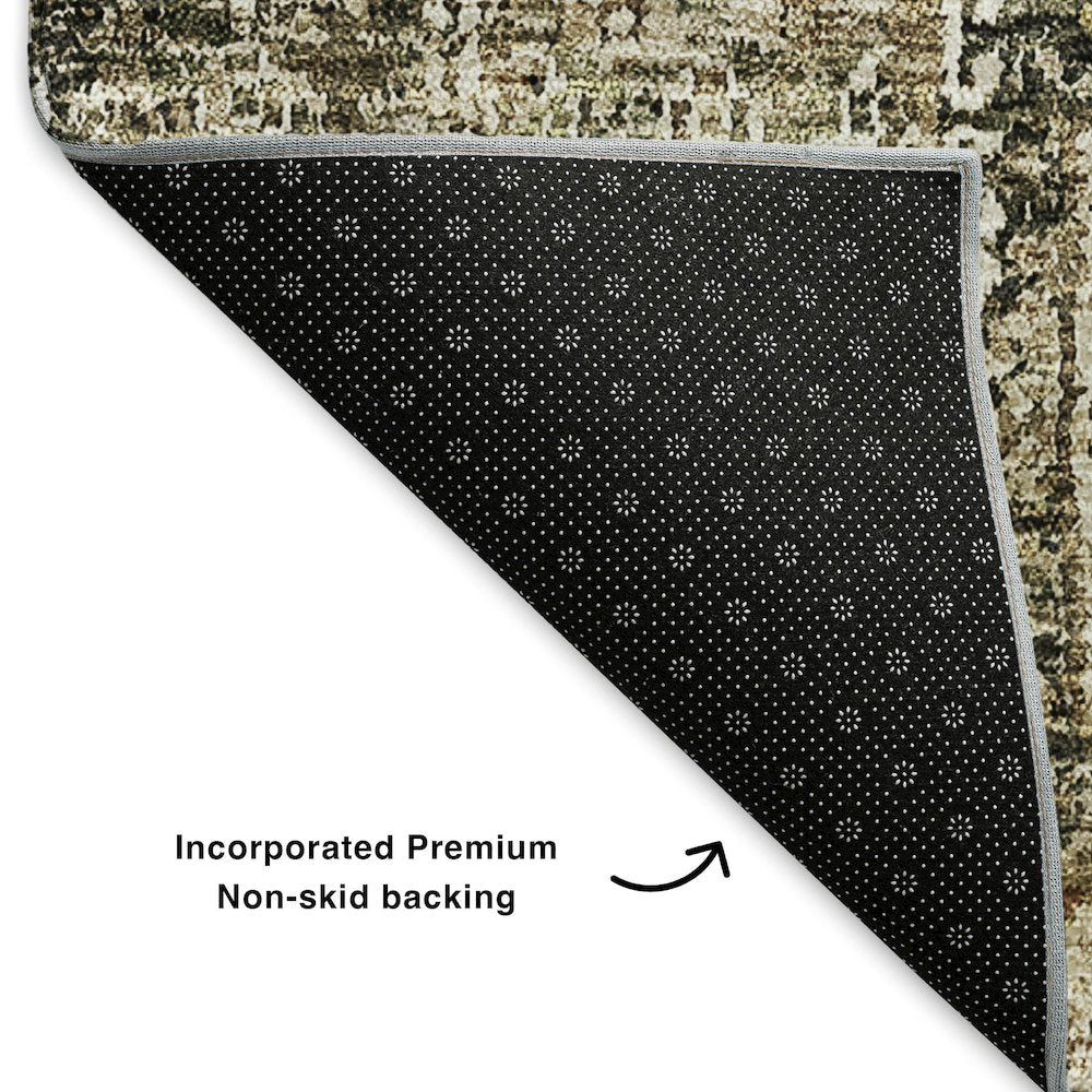 Premium Machine Washable Mayfield  Coffee 10' x 14' Rug