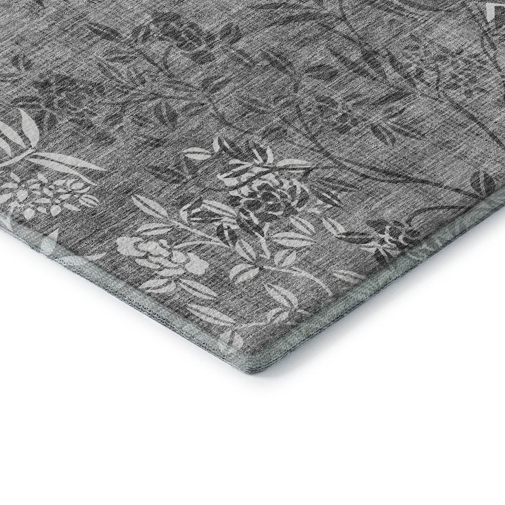Premium Machine Washable Mayfield AMF673 Pewter 10' x 14' Rug